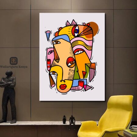 Abstract 641 Canvas Art