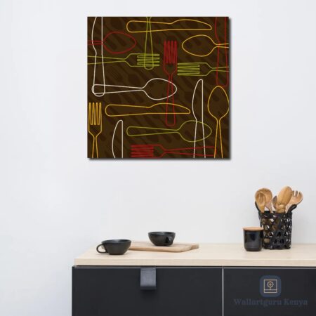 Abstract-Cutlery Canvas Art