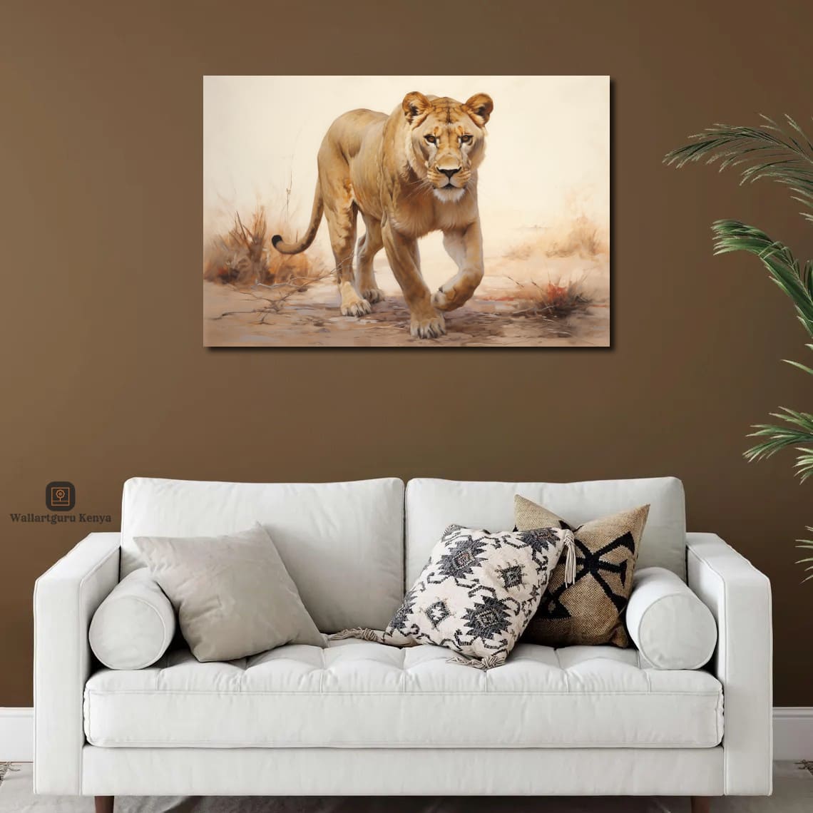 grassland lioness