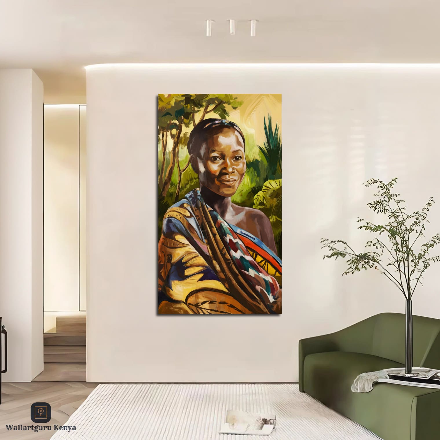 stuning african woman portrait