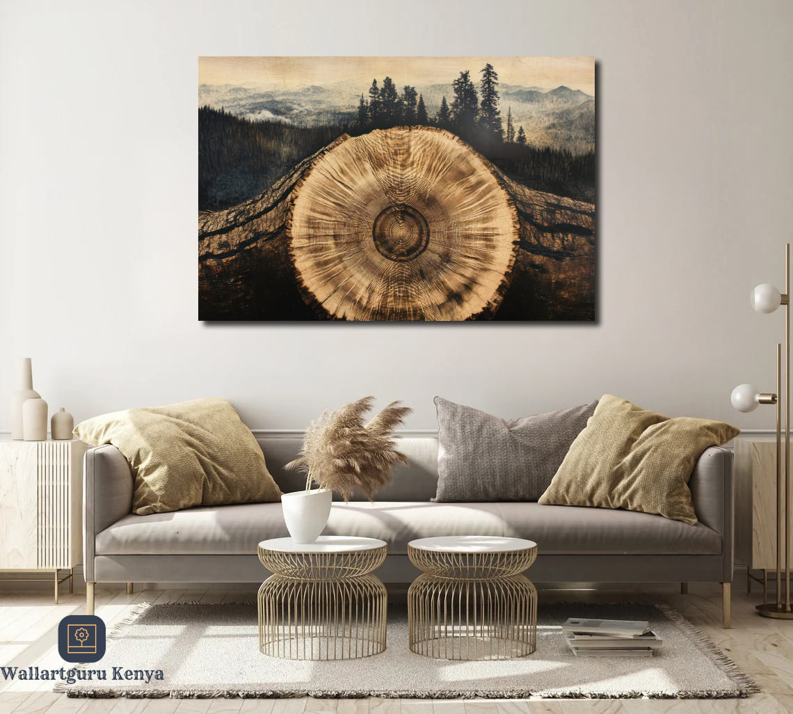 tree trunk rings