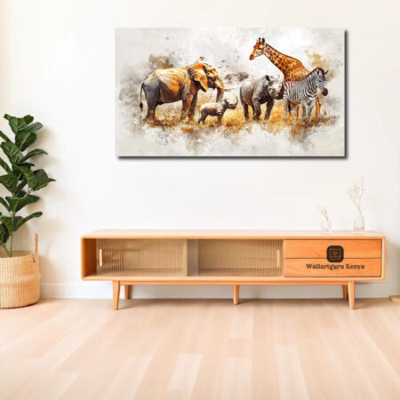 Wildlife Collage Abstract Art