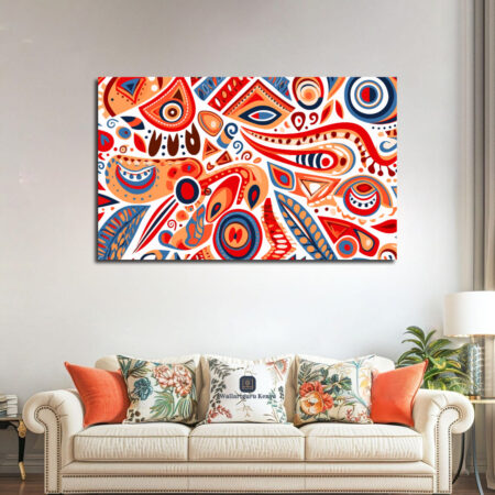 Tribal Kanga 131 Canvas Art