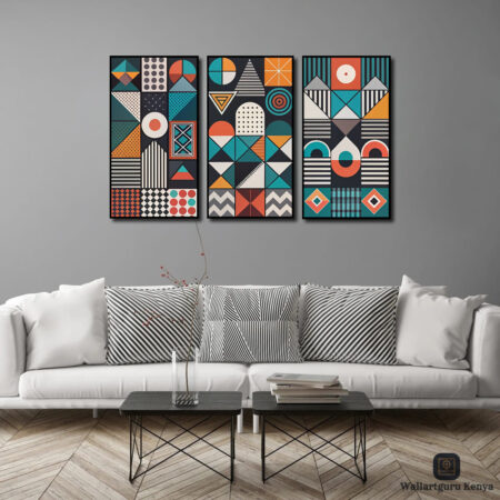 Abstract 716 Set Canvas Art