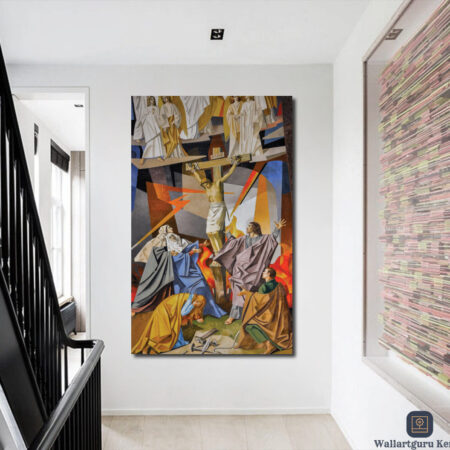 Crucifixion-piece Canvas Art