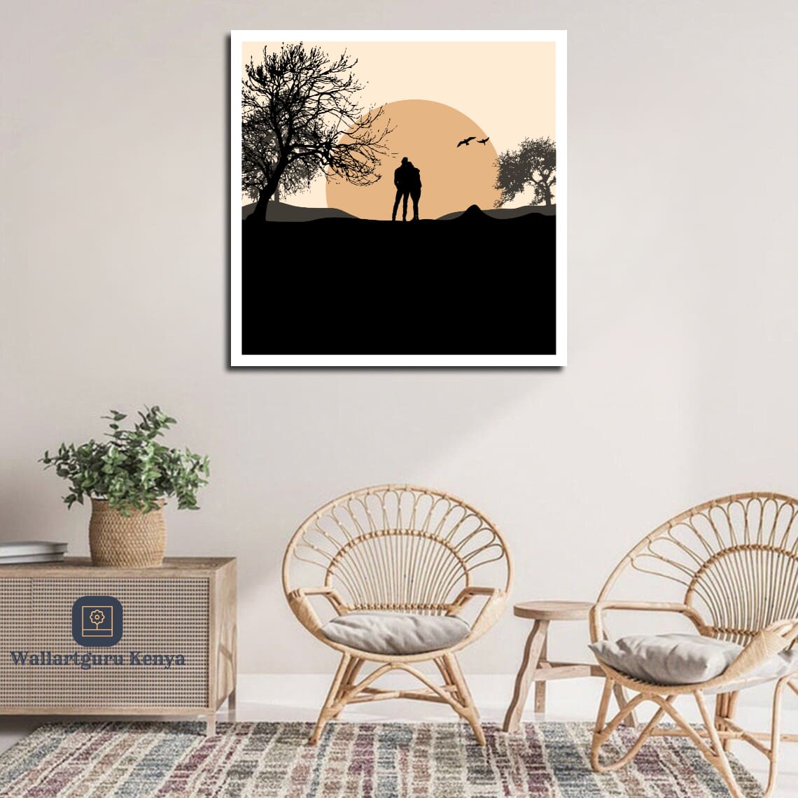 sunset silhouette