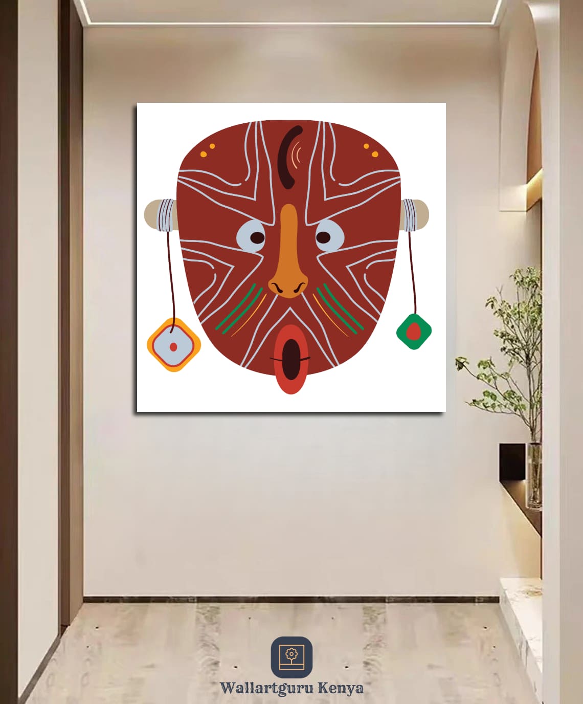 surprise tribal mask