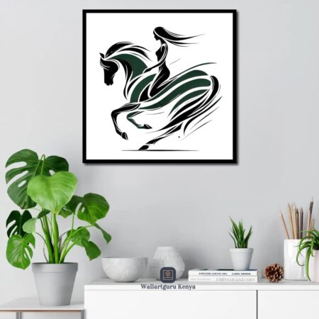 Abstract 749 Lady Canvas Art