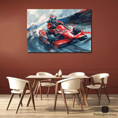 Racetrack-karting-f1-Canvas-Art