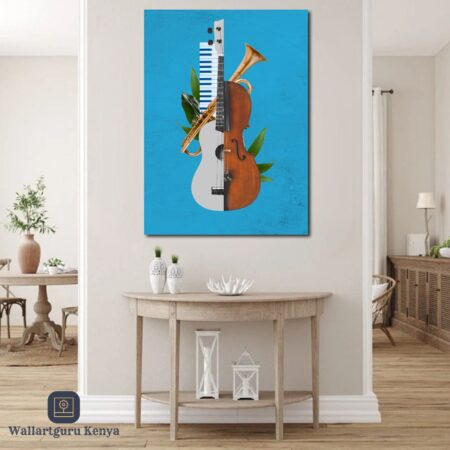 Music Collage Canvas Art
