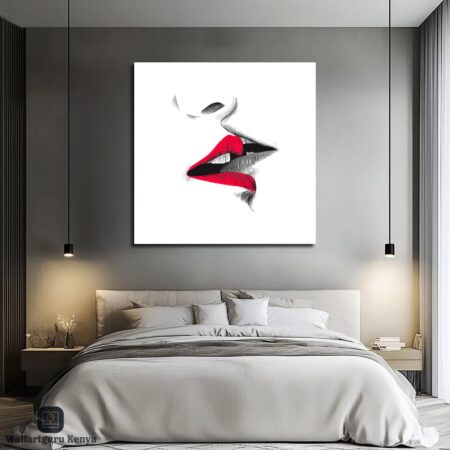 Red-Lip-Kiss-Canvas-Art