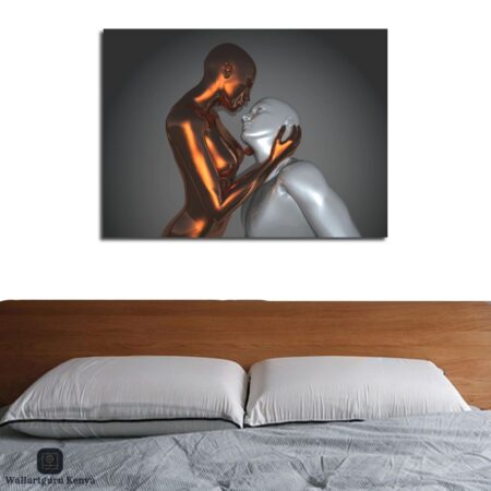 Silver-And-Gold-Abstract-Canvas-Art