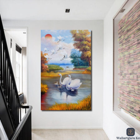 Swan-Paradise-Canvas-Art