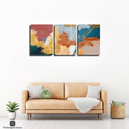 Abstract 865 Set Canvas Art