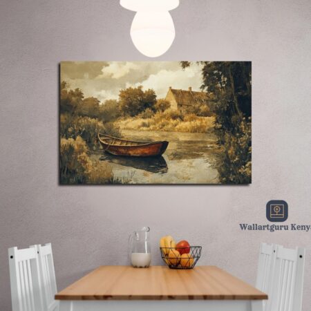 Tranquil-Boat-Piece-Canvas-Art