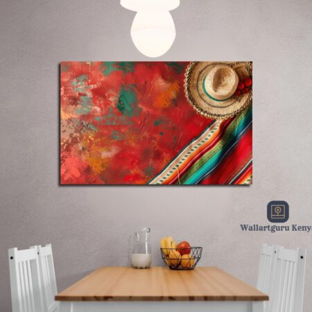 Vacation-Hat-Canvas-Art