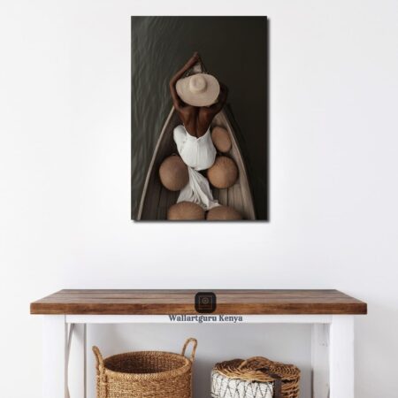 Sailing-Woman Canvas Art