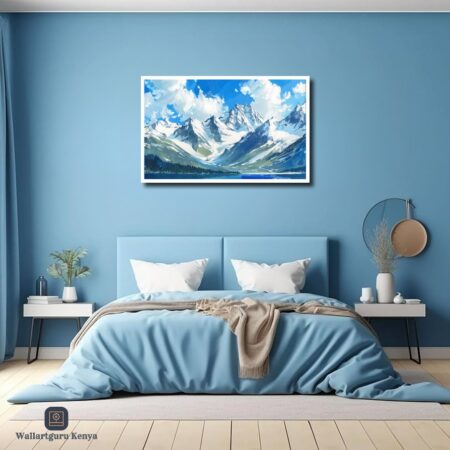 Snowy-Mountain-Abstract-Canvas-Art