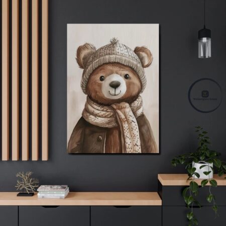 Teddy-Bear-Piece Canvas Art