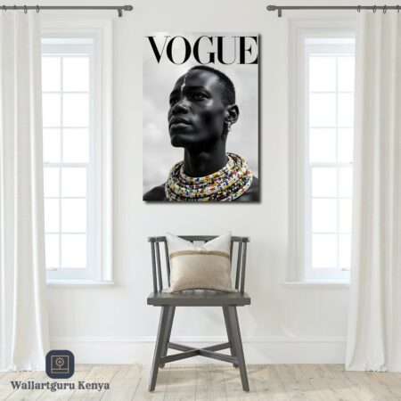 Maasai On Vague Magazine Canvas Art
