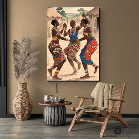 Tripple Cultural Dance Canvas Art