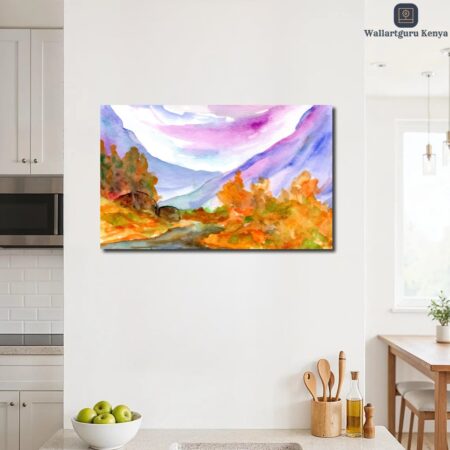 Fluid Nature Abstract Canvas Art