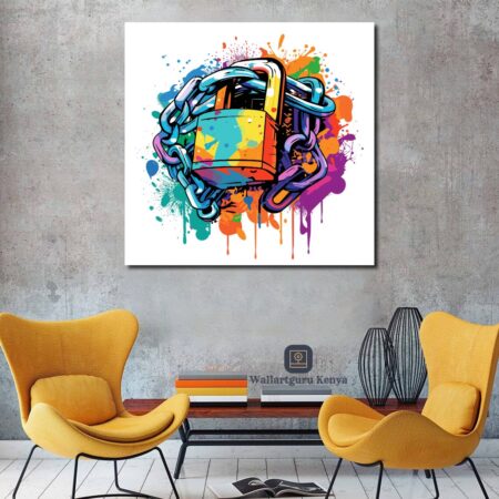 Locked In Canvas Art