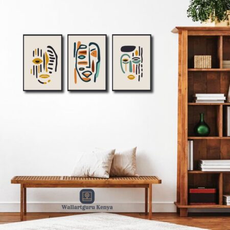 Abstract 1007 Set Canvas Art