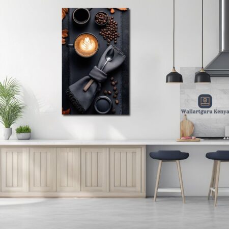 Black Coffee Canvas Art