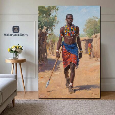 Bold Maasai Canvas Art