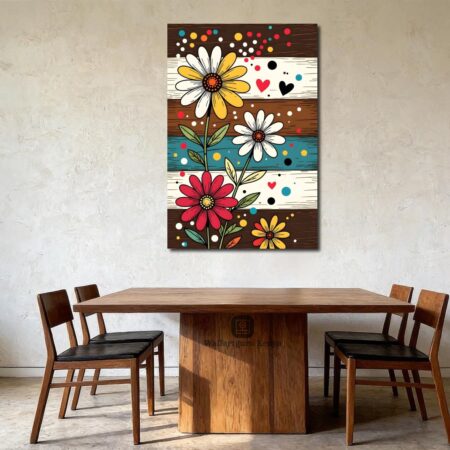 Dining-Flower-Canvas-Art
