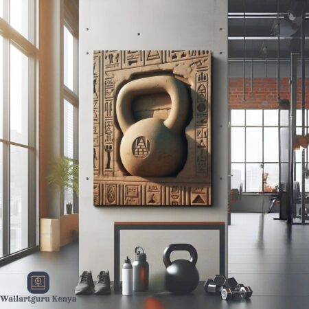 Engrave-Gym-Weight-Canvas-Art
