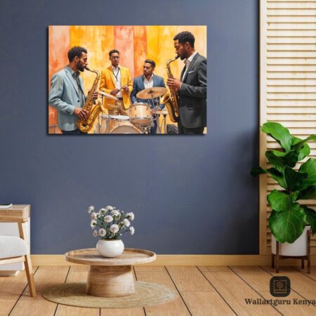 Musical-Set-Band-Canvas-Art